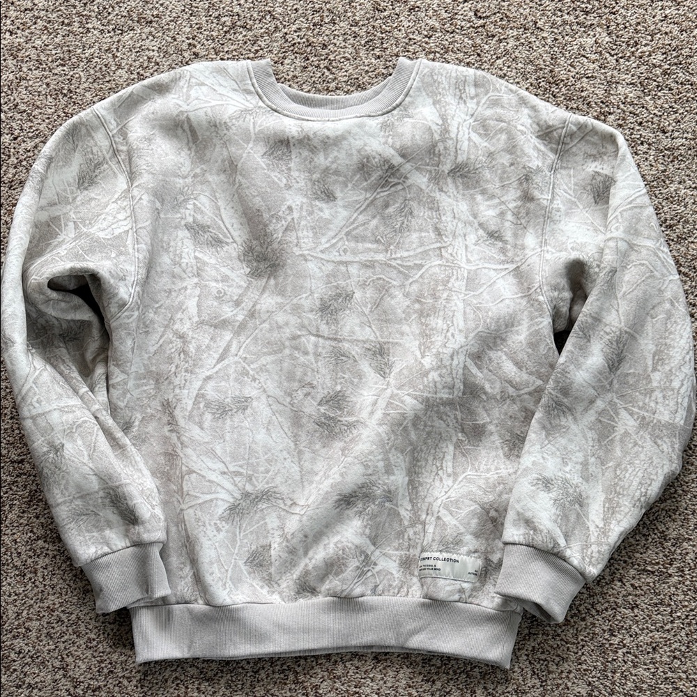 Women's Cream Crewneck Sweater